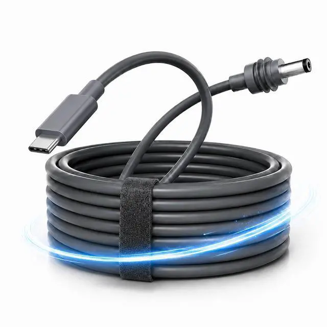 Main image of Starlink Mini Cable, Starlink Mini USB C to DC Power Cable, 20V PD 100W Output, 18AWG Tinned Copper Wire, Stable Power Supply Cord for Outdoor Indoor, Travel & RV Use,Starlink Mini Accessories,10FT