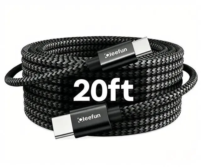 Main image of Long USB C to USB C Cable 20ft, C to C Fast Charging Type C Charger