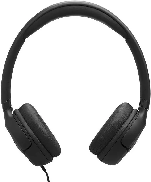 Alt view image 7 of 7 - Hi-res USB-C Wired on-Ear Headphones and Pure Bass Sound, Wide Compatibility, 3-Button Remote with Microphone, Easy EQ presets & Tangle-Free Flat Cable (Black)