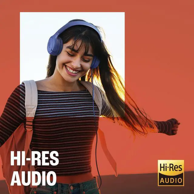 Alt view image 4 of 7 - Hi-res USB-C Wired on-Ear Headphones and Pure Bass Sound, Wide Compatibility, 3-Button Remote with Microphone, Easy EQ presets & Tangle-Free Flat Cable (Black)