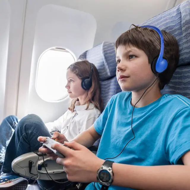 Alt view image 6 of 7 - Kids Headphones Bulk 25 Pack for Classroom School, Wholesale Wired Adjustable On Ear Headphones for Students Teens Children and Adult(LS04,25 Blue)