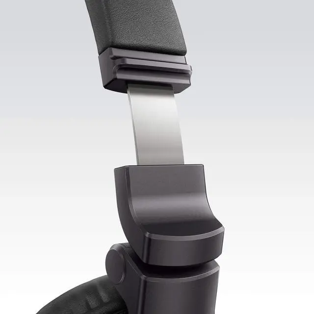 Alt view image 7 of 7 - HDJ-CUE1 On-Ear Wired Headphones, Dark Silver