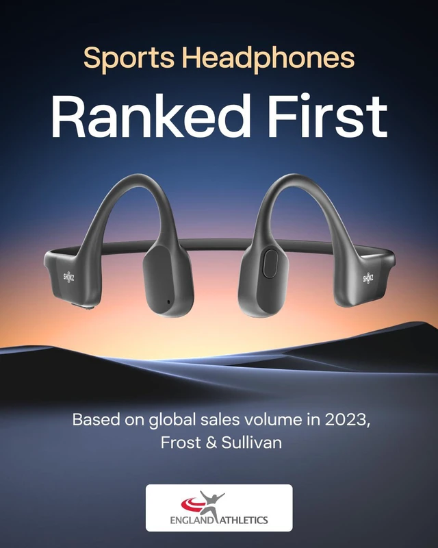 Alt view image 2 of 7 - OpenRun with USB-C Charging - Open-Ear Bluetooth Bone Conduction Sport Headphones - Sweat Resistant Wireless Earphones for Workouts and Running - Built-in Mic, with Hair Band - Standard - Black