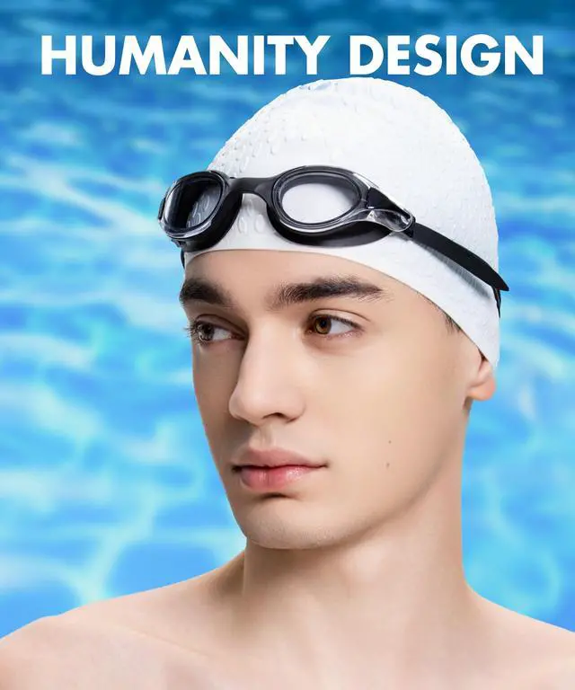 Alt view image 2 of 7 - Swim Goggles Adult Swimming-Goggles: Pool Goggles for Men and Women with Anti Fog UV400 Protection No Leak 3 Pack