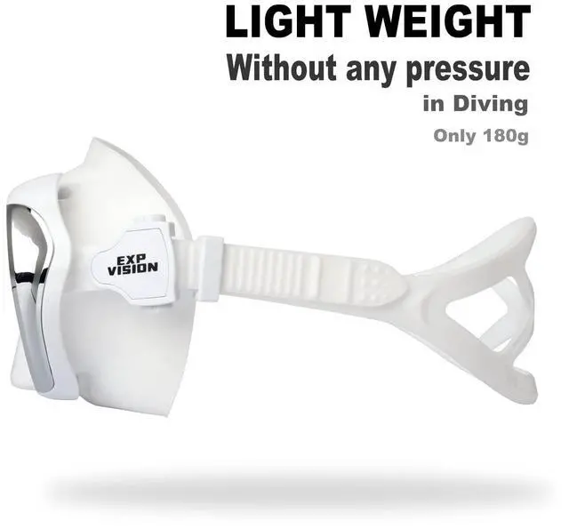 Alt view image 5 of 6 - Scuba Diving Mask Anti-Fog Panoramic Snorkel Goggles, Adult Mirror Swim Mask Single Lens Swim Goggles wIith Nose Cover for Diving, Snorkeling, Swimming (White)
