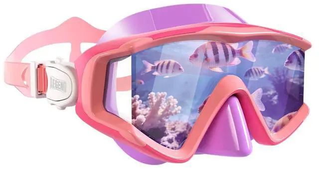 Main image of Swim Goggles for Adults Kids - 220°Wide View Anti-Fog Goggles with Mesh Bag for Indoor Outdoor Pool Beach Swimming