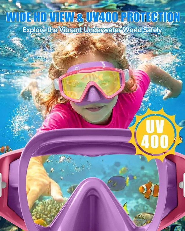 Alt view image 5 of 7 - Swim Goggles for Adults Kids - 220°Wide View Anti-Fog Goggles with Mesh Bag for Indoor Outdoor Pool Beach Swimming