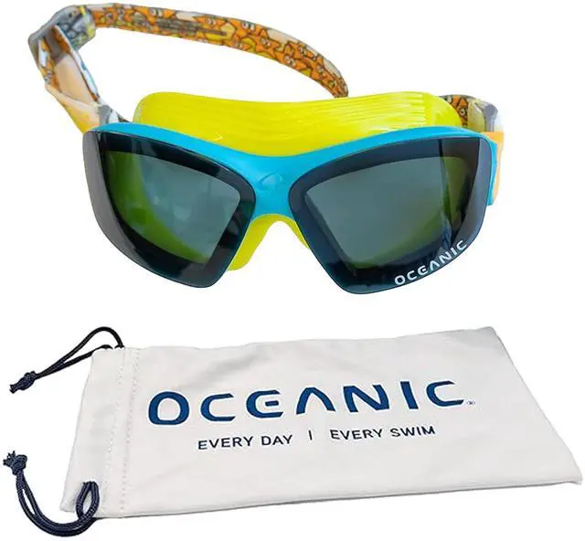 Main image of Kids Swim Mask for Ages 3-8, Wide View Swim Goggles with Anti-Fog Lenses, Comfortable Junior Swimming Mask with Adjustable Strap, Youth Mask for Pool & Beach