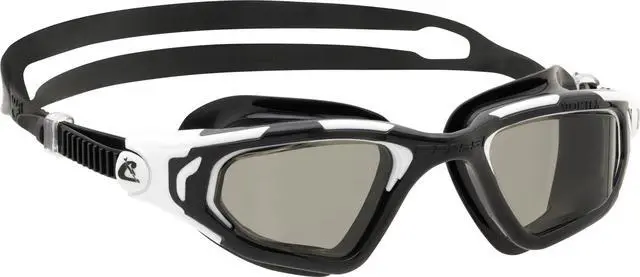 Alt view image 2 of 7 - Vortex Swim Goggles, Black/White, Smoked lens