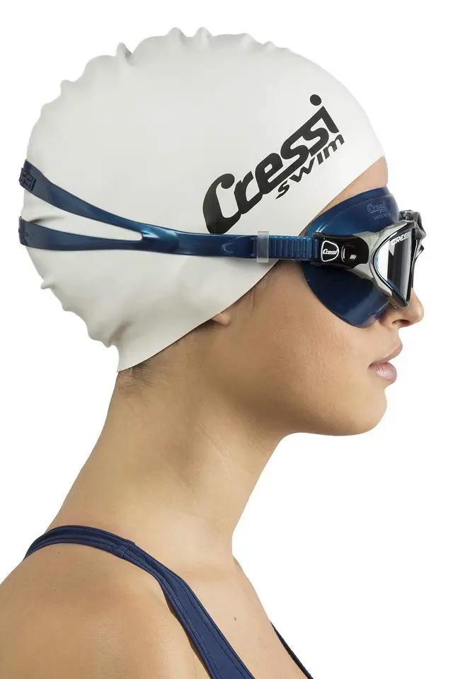 Alt view image 4 of 4 - Planet Swim Goggles, Blue Metal, Clear Lens