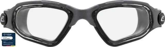 Main image of Clear Eyes Swim Goggles - Black/Grey - Anti-Fog Lenses for Swim Gear - Wide Vision for Swimming - Adult Goggles with Secure Fit