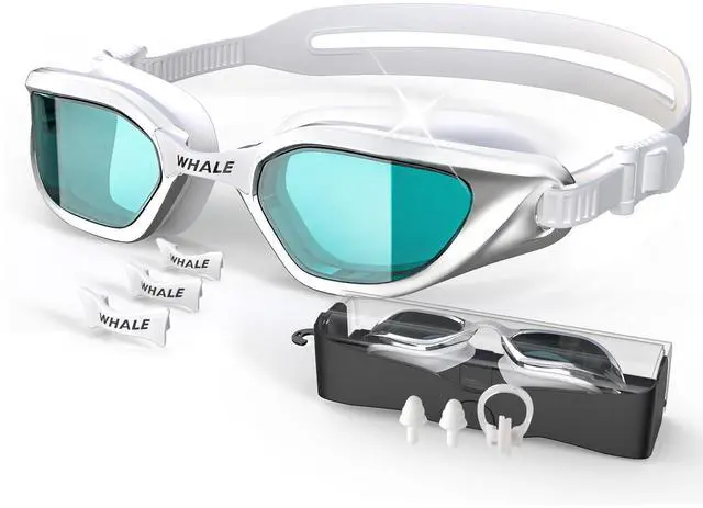 Main image of Swimming Goggles S1 Nano-coated long-lasting anti-fog HD swimming goggles for men and women (Silver)