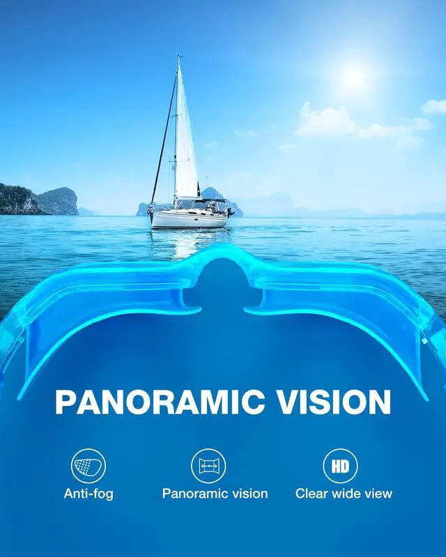Alt view image 5 of 6 - Kids Swim Goggles, G1 MINI UV Protection Anti-Fog Polarized Swimming Goggles for Age 6-14