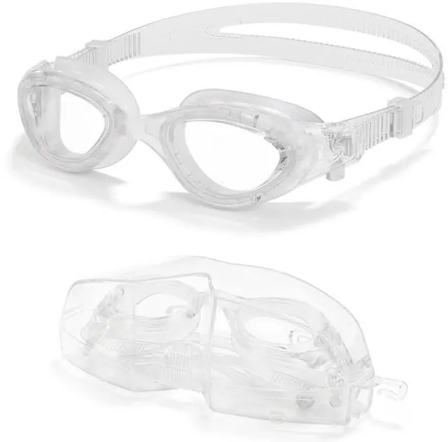 Main image of Swim Goggles, No-Leaking Anti-Fog Swimming Goggles for Adult Men Women (Clear)