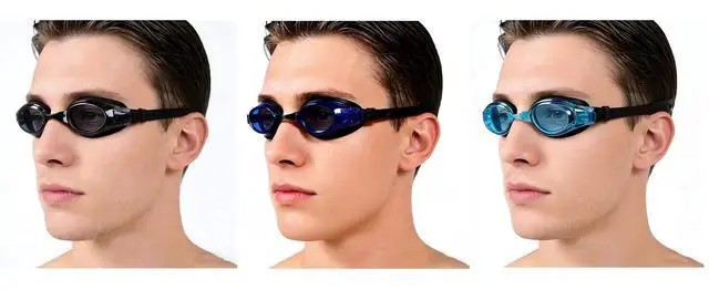 Alt view image 4 of 6 - Pack Adult Swim Goggles Men Women Teens Anti-Fog UV Protection