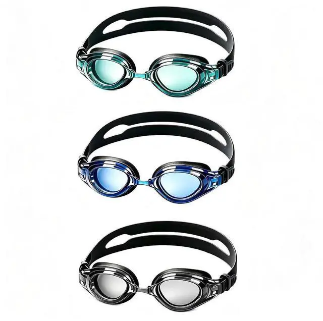 Main image of Pack Adult Swim Goggles Men Women Teens Anti-Fog UV Protection
