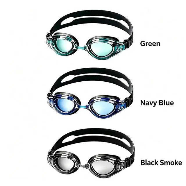 Alt view image 2 of 6 - Pack Adult Swim Goggles Men Women Teens Anti-Fog UV Protection