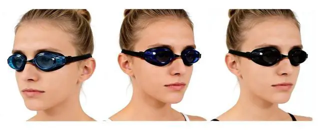 Alt view image 5 of 6 - Pack Adult Swim Goggles Men Women Teens Anti-Fog UV Protection