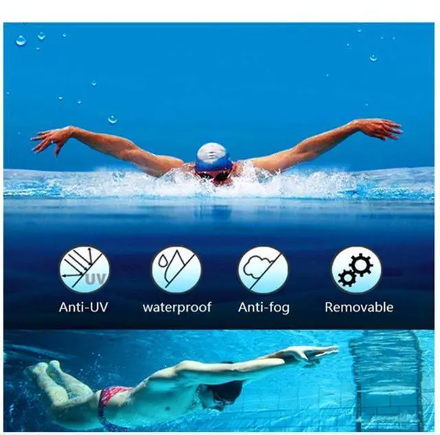 Alt view image 7 of 7 - Swimming Goggles, Professional Swim Goggles Anti Fog UV Protection No Leaking for Adult Men Women Kids
