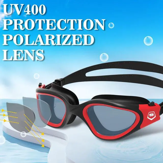 Alt view image 2 of 6 - Swimming Goggles Swim Pool Goggles Anti Fog Anti UV No Leakage Clear Vision for Men Women Adults Teenagers