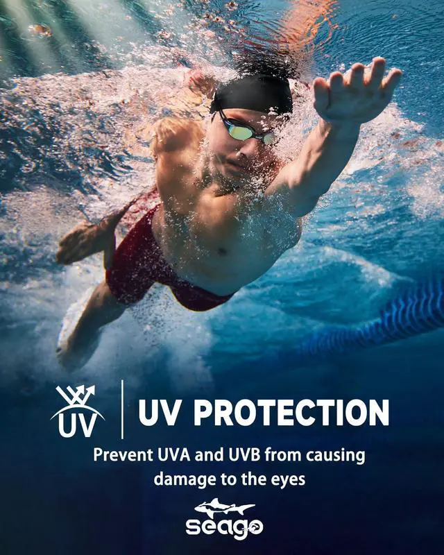 Alt view image 5 of 7 - Racing Swim Goggles for Adult Men and Women, Swimming Goggles with Silicone Material Clear Vision No Leak Anti Fog UV Protection, Pool Underwater Adult Swim Goggles for Training and Competition