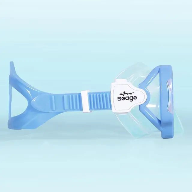 Alt view image 7 of 7 - Swimming Mask Swim Goggles for Kids Boys Girls Youth 6-14 8-12 8-14 4-7, Anti-Fog 180° Panoramic View Soft Silicone Skirt Kids Pool Underwater Swimming Goggles with Nose Cover, Snorkel Equipment