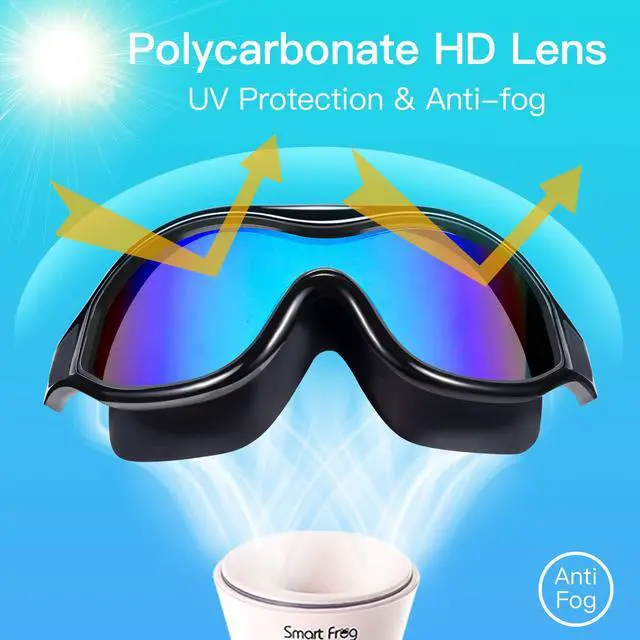 Alt view image 6 of 6 - Swim Goggles No Leaking Anti-Fog Swimming Goggles for Adult Men Women Youth Junior with Soft Silicone Gasket, UV Protection Waterproof 180° Clear Vision, Triathlon Pool Goggles Swim Glasses