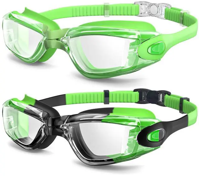 Main image of Swim Goggles, 2-Pack Swimming Goggles, Anti Fog, No Leaking For Adult Women Men Youth
