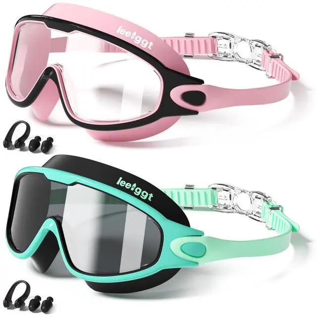 Main image of Swim Goggles Adult 2 Pack, Anti-Fog Wide View Swimming Goggles, No Leaking UV Protection Swim Glasses, Comfortable Pool Goggles for Men and Women