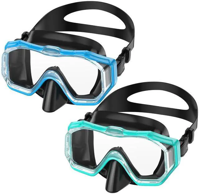 Main image of Swim Goggles with Nose Cover for Ages 5-12, Youth, Adults, Unisex