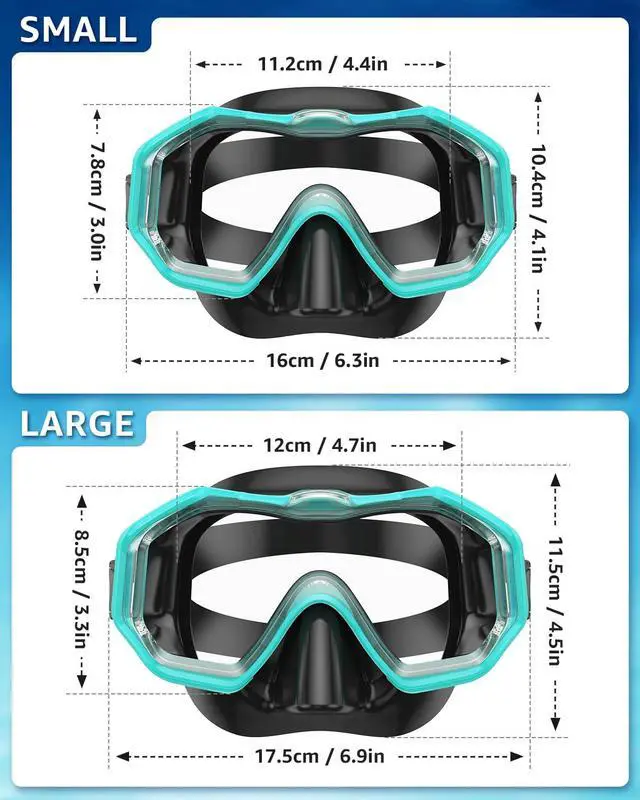 Alt view image 2 of 7 - Swim Goggles with Nose Cover for Ages 5-12, Youth, Adults, Unisex