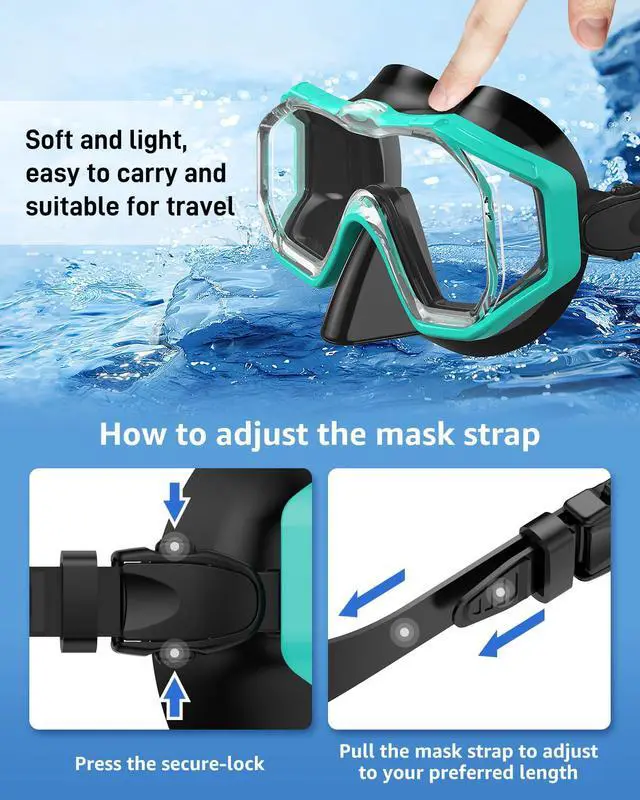 Alt view image 6 of 7 - Swim Goggles with Nose Cover for Ages 5-12, Youth, Adults, Unisex