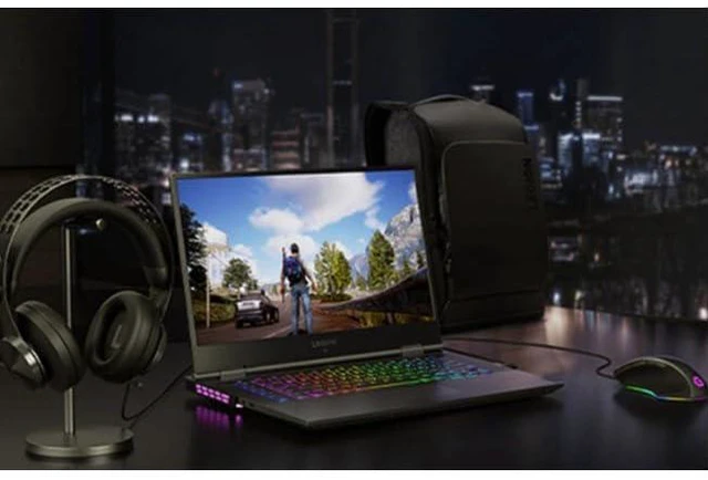 Alt view image 2 of 7 - Lenovo Legion H500 PRO 7.1 Surround Sound Gaming Headset, Noise-Cancelling Mic, Memory Foam & PU Leather Earcups, Stainless Steel Headband, PC, PS4, Xbox One, Nintendo Switch, GXD0T69864, Black