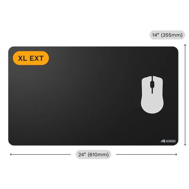 Alt view image 6 of 6 - Gaming Mouse Pad GMP 2 - Extended XL - Spill-proof Mouse Pad, Optimised for Gaming Sensors, Balanced for Speed & Control, Edgeless Design - 610mm x 355mm x 3mm - Extra Large Extended Desk Mat