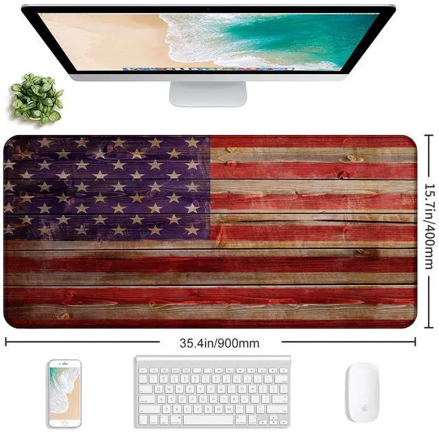 Alt view image 2 of 6 - Flag Gaming Mouse Pad, Suitable for Office and Study Keyboard Pads