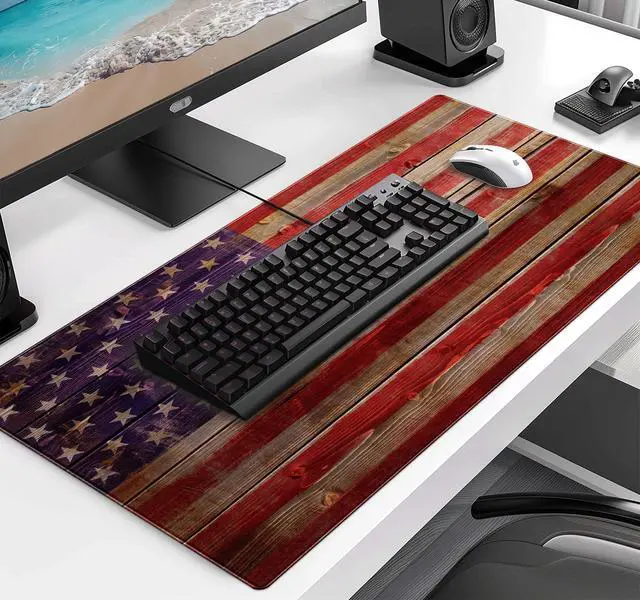 Alt view image 3 of 6 - Flag Gaming Mouse Pad, Suitable for Office and Study Keyboard Pads