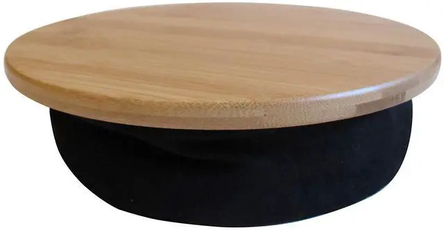 Main image of Beanbag Ergonomic Mousepad - Comfortable Mouse Pad for Sofa, Bed, Lap, Couch, and Anywhere Else (Bamboo Wood)