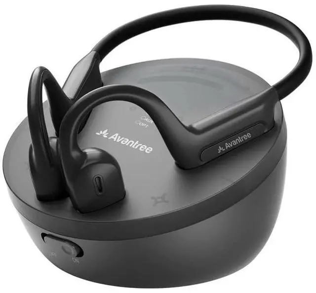 Main image of Medley Air - Open-Ear Wireless TV Earbuds with Charging Dock | Clear Dialogue Enhances Speech, While Soundbar Passthrough Lets Others Listen Through the TV Audio System