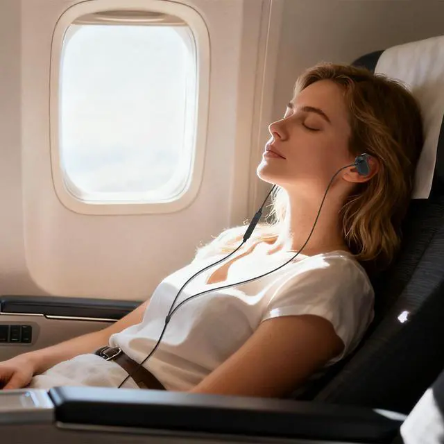 Alt view image 7 of 7 - Open Ear Headphones Wired for Laptop PC, 3.5mm Earphones with Mic Over Ear Wired Earbuds with Ear Hook for iPhone 5 6s Plus for Galay A25 A15 A14 A03s A23 A52 for Android/Workout/Sport/Gym/Radio/MP3