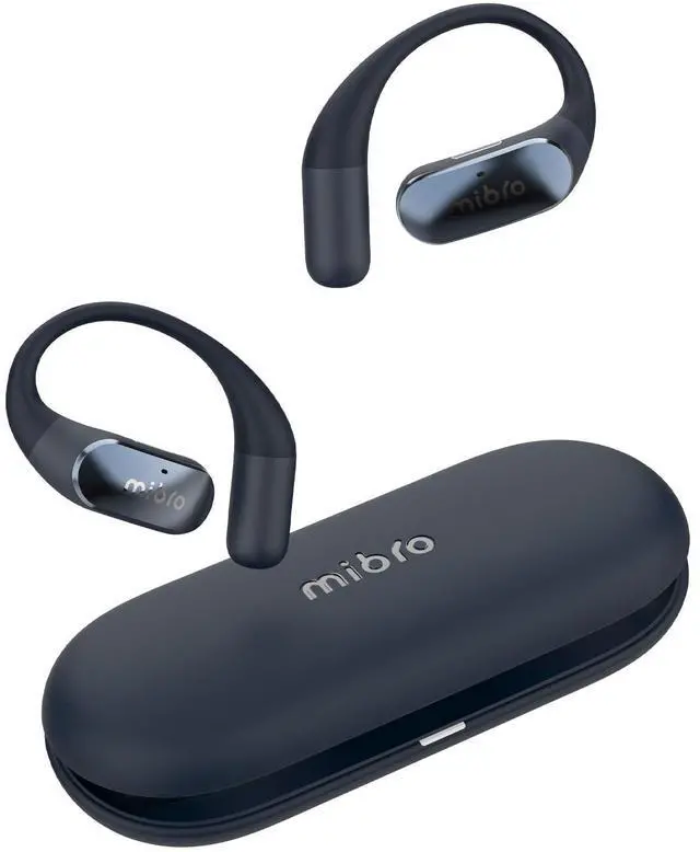 Main image of Open Ear Earbuds, Bluetooth Headphones with Mic, Lightweight 7.2g, All-Day Comfort, IPX4 Sweatproof, 30H Battery for Work, Walking, Gym & Running (Black)