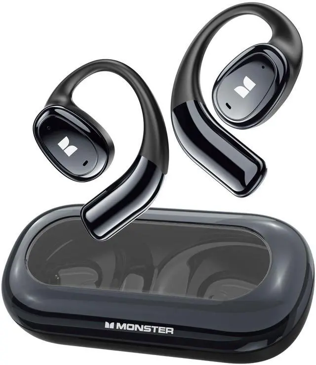 Main image of Wireless Earbuds, Bluetooth 5.4 Open Ear Headphones, Up to 30 Hours Playtime Bluetooth Ear Earphones with Stereo Sound, Touch Control and IPX5 Waterproof Open Earbuds