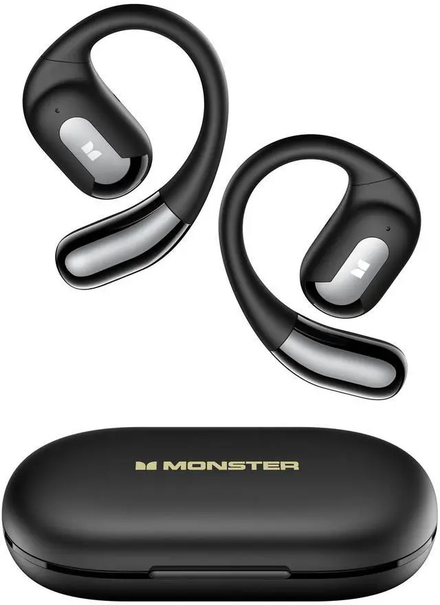 Main image of Headphones, Wireless Headphones with Premium Stereo, Bluetooth 5.4, 24H Playback, Crystal Clear Calls, USB-C Charging, Touch Control, Sweat Resistant Open Ear Wireless Earbuds