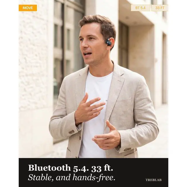 Alt view image 7 of 7 - X-Open Ear Earbuds Wireless Bluetooth, IPX5 Earhook