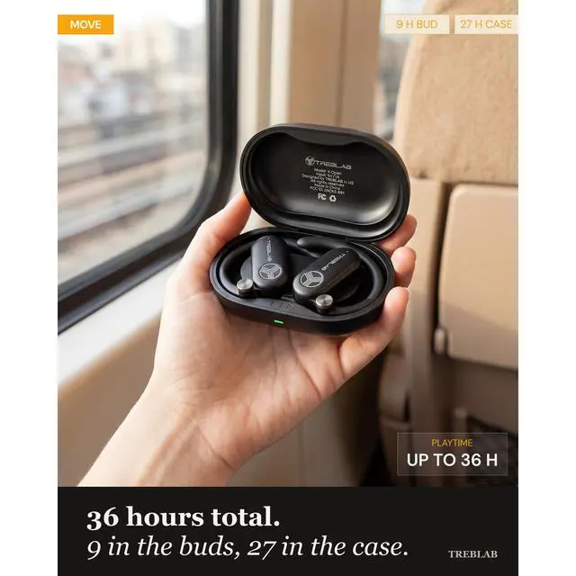 Alt view image 6 of 7 - X-Open Ear Earbuds Wireless Bluetooth, IPX5 Earhook
