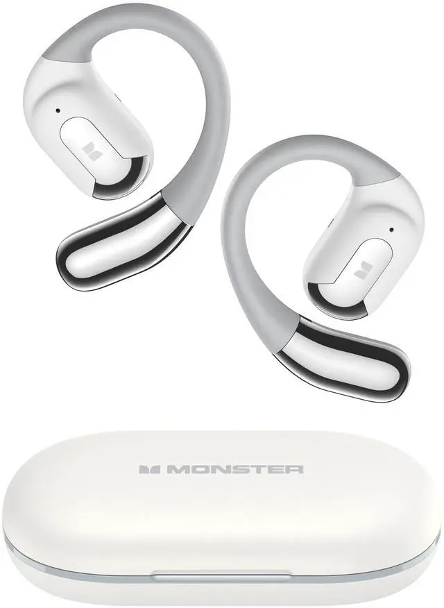 Main image of Headphones, Wireless Headphones with Stereo Sound, Bluetooth 5.4, 24H Playback, Crystal Clear Calls, Type-C Charging, Touch Control, Sweat Resistant Open Ear Wireless Earbuds