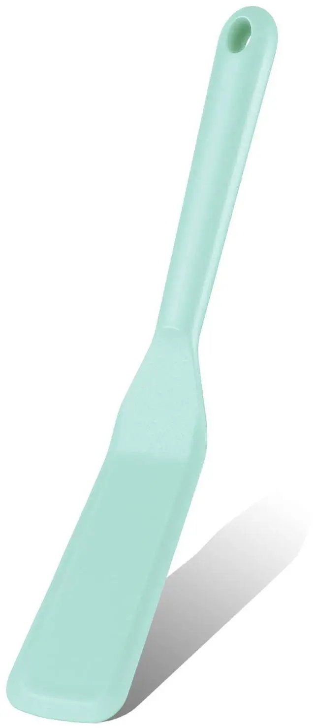 Main image of Crepe Spatula Narrow Silicone Thin Spatula Omelet Turner Multifunctional Long Heat Resistant Cooking Non Stick Pancake for Omelet Crepes Cooking Egg Burgers Pizza Pancake Steak(Aqua Sky)