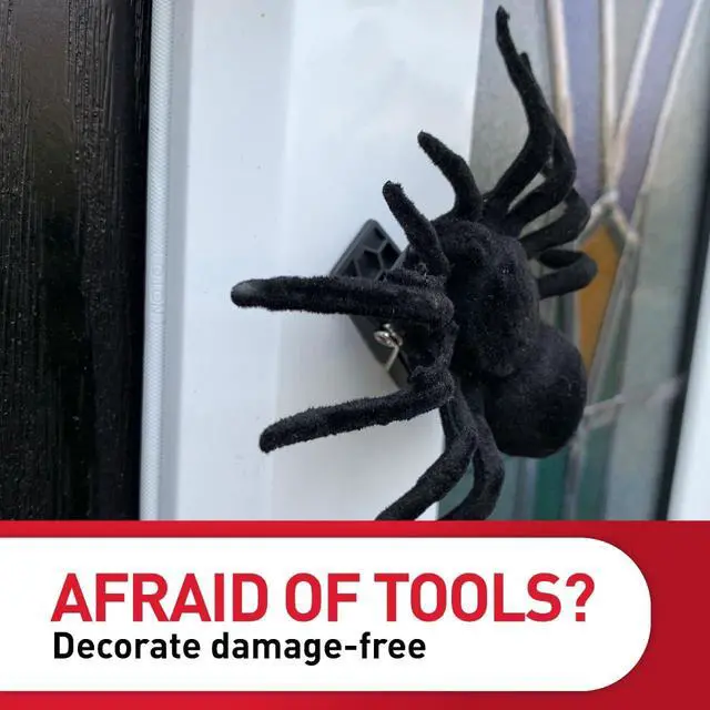 Alt view image 5 of 7 - Medium Wire Toggle Hooks, Black, Damage Free Organizing, 2 Hooks and 3 Strips
