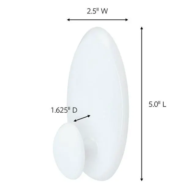 Alt view image 2 of 7 - Clothes Hanger, Holds up to 7.5 lb, Sized for 3 Plastic Hangers or 7 Metal Hangers, 1 Wall Hook and 2 Strips, Extra Storage for Laundry Room, Bedroom and Closet