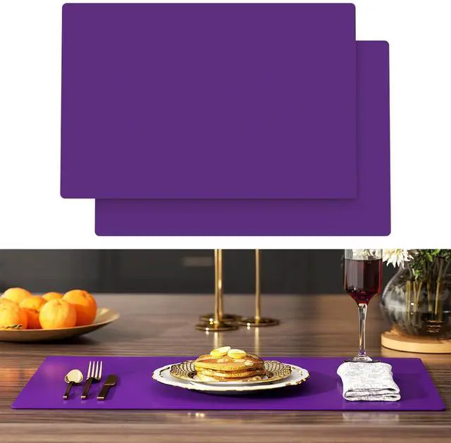 Main image of Pack Silicone Counter Mats 24x16, Purple