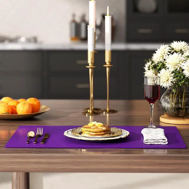 Alt view image 3 of 7 - Pack Silicone Counter Mats 24x16, Purple